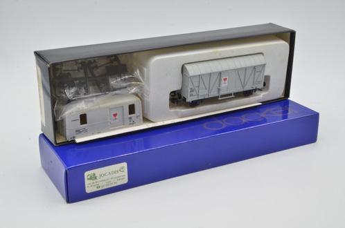 NMBS/SNCB Set van gesloten wagens (Dacker), Hobby en Vrije tijd, Modeltreinen | H0, Gebruikt, Wagon, Gelijkstroom of Wisselstroom