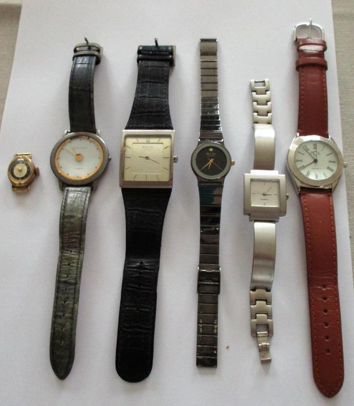 Oude uurwerken -  Rodania,Junghans, Boccia, Danish design..., Handtassen en Accessoires, Antieke sieraden, Overige typen, Overige materialen