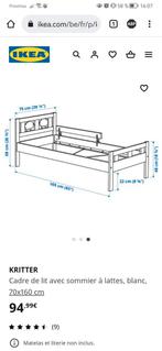 Ikea Kritter 70x160 bed zonder matras, Gebruikt, Ophalen of Verzenden