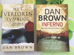 Dan Brown - Het verloren symbool & Inferno, Comme neuf, Dan Brown, Enlèvement ou Envoi