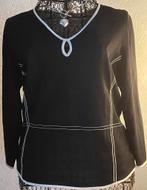 Mayerline S fijn zwart truitje met details, Kleding | Dames, Truien en Vesten, Mayerline, Zwart, Ophalen of Verzenden, Zo goed als nieuw