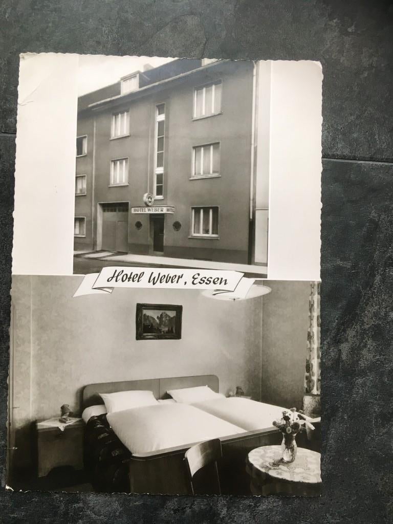 carte postale hôtel Weber - Essen- Ruhr, Enlèvement ou Envoi, Allemagne