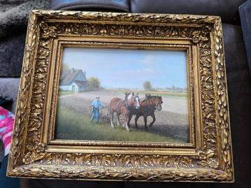 klein schilderij j. van baelen beschikbaar voor biedingen