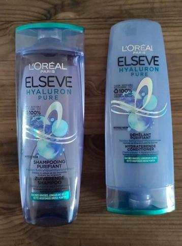 L'Oreal elseve hyaluron pure 3x shampoo 3x conditioner  beschikbaar voor biedingen