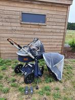 Joolz Kinderwagen (bed+zitje+maxicosi adapter) Donkerblauw, Overige merken, Ophalen of Verzenden, Combiwagen, Verstelbare duwstang