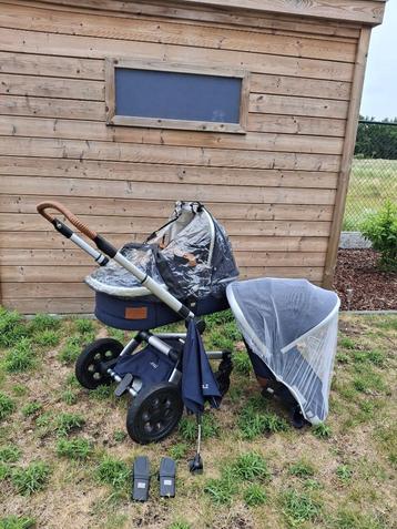 Joolz Kinderwagen (bed+zitje+maxicosi adapter) Donkerblauw beschikbaar voor biedingen