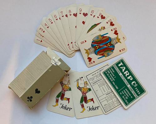 Vintage speelkaartendeck Leonard Biermans, Verzamelen, Speelkaarten, Jokers en Kwartetten, Zo goed als nieuw, Ophalen of Verzenden