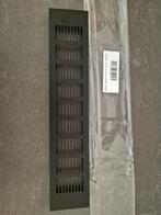 Ventilatierooster 8x40cm zwart nieuw, Doe-het-zelf en Bouw, Ophalen, Nieuw