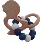 Rammelaar blauw eend, Verzenden, Nieuw, Rammelaar, Met geluid