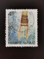 Groenland 2001 - cultureel erfgoed - harpoen, Postzegels en Munten, Ophalen of Verzenden, Overige landen, Groenland, Gestempeld