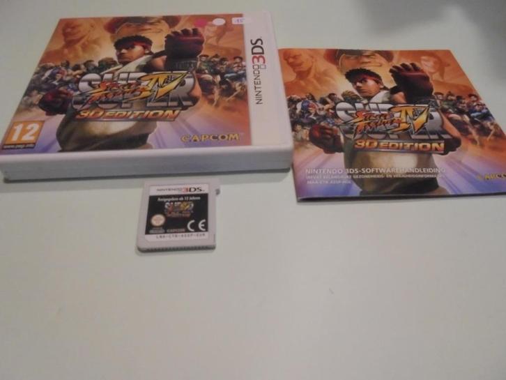Nintendo 3DS Super Street Fighter IV 3d edition (CIB), Games en Spelcomputers, Games | Nintendo 2DS en 3DS, Gebruikt, Vechten