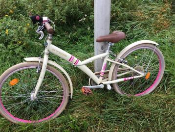 Meisjesfiets met werk, Fietsen en Brommers, Ophalen, 24 inch