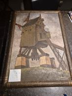 Schilderij van j de trazegnies, Antiek en Kunst, Ophalen