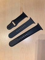 Apple Watch bandje zwart 42mm S/M/L, Handtassen en Accessoires, Smartwatches, Apple, IOS, Zo goed als nieuw, Zwart