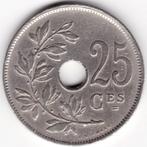 belgie 25 centiemen 1921, Zilver, Ophalen of Verzenden, Verzilverd, Losse munt