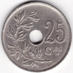 belgie 25 centiemen 1921, Postzegels en Munten, Munten | België, Zilver, Ophalen of Verzenden, Verzilverd, Losse munt