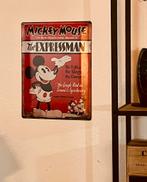 Plaque métal Disney Mickey vintage, Maison & Meubles