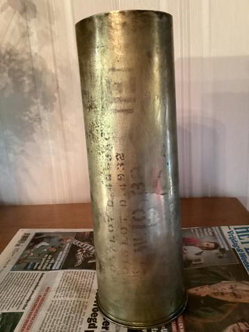 Geel koperen Obus 2de wereldoorlog 1938 beschikbaar voor biedingen