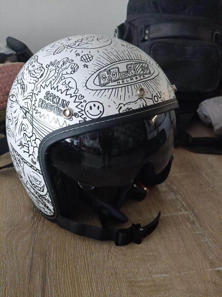 HJC JetHelm, Motoren, Kleding | Motorhelmen, Dames, Heren, Kinderen, Jethelm, L, HJC, Nieuw zonder kaartje, Ophalen of Verzenden