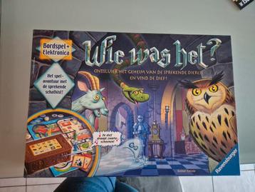 Gezelschapsspel wie was het? beschikbaar voor biedingen