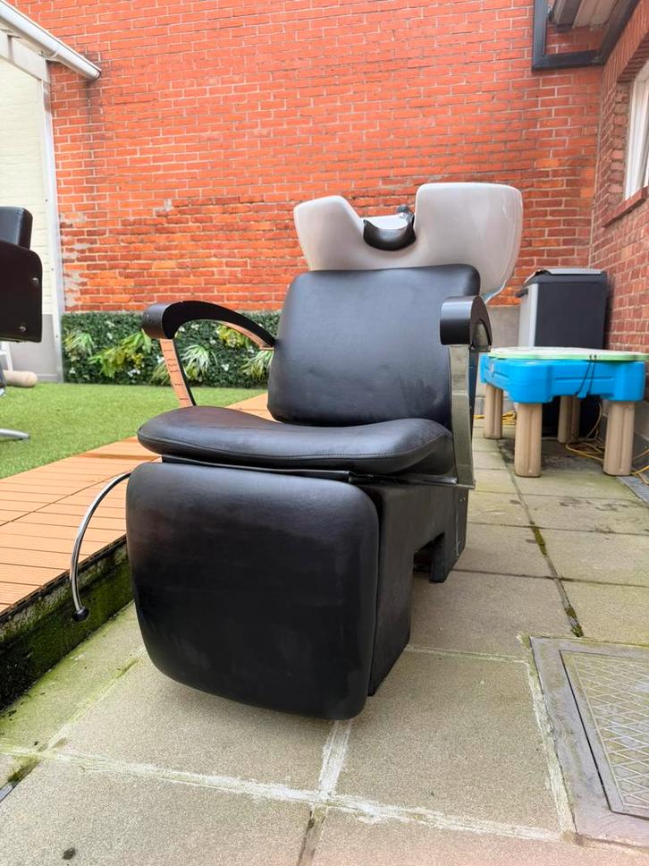 Kappers wasbak met stoel, Divers, Divers Autre, Utilisé, Enlèvement