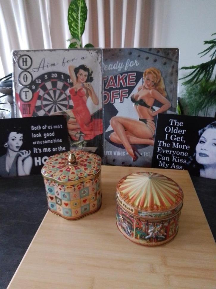 Retro platen en blikken dozen, Verzamelen, Retro, Overige typen, Ophalen