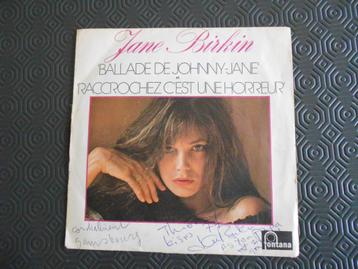  45 T Vynile + pochette dédicacée par Gainsbourg et Birkin beschikbaar voor biedingen