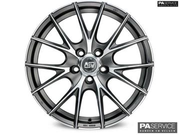 Nw 17 inch MAT ANTRACIETE MSW velgen voor Mini R53 R56 4x100, Neuf, Pneus et Jantes, Enlèvement ou Envoi, Véhicule de tourisme