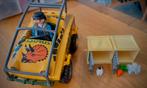 PLAYMOBIL: vehicule de zoo et animaux, Ophalen of Verzenden, Zo goed als nieuw