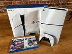 PlayStation 5 slim (garantie + 2 games), Ophalen, Zo goed als nieuw, Playstation 5