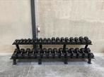 Nieuwe dumbbells 2,5-40kg + professioneel rek, Sport en Fitness, Ophalen, Nieuw, Borst, Dumbbell
