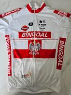 Team Bingoal WB champion de Pologne + cuissard, Ophalen of Verzenden, Zo goed als nieuw, L