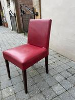 Chaises en cuir bordeaux - rouge, Maison & Meubles, Chaises, Modern, Enlèvement, Cinq, Six Chaises ou plus, Utilisé