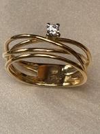Prachtige unieke gouden ring. Exclusief als verlovingsring., Handtassen en Accessoires, Ringen, Verzenden