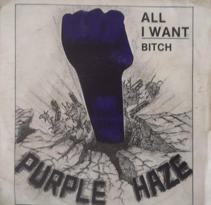 7", 45 RPM-Purple Haze-All I Want-(BELPOP), Cd's en Dvd's, Vinyl Singles, Gebruikt, Single, Rock en Metal, 7 inch, Ophalen of Verzenden