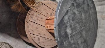 Kabelhaspel hout beschikbaar voor biedingen