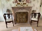 Belles chaises de cheminée anciennes, Antiquités & Art, Antiquités | Meubles | Armoires, Enlèvement