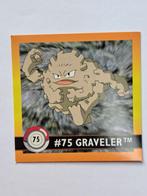 Pokemon stickers artbox 1999/ Graveler #75 1e editie, Hobby en Vrije tijd, Verzamelkaartspellen | Pokémon, Nieuw, Verzenden