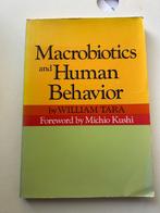 Macrobiotiek en het menselijk gedrag, Boeken, Ophalen, Zo goed als nieuw