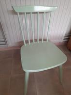 4 Eiken stoelen - groen geschilderd., Ophalen, Overige kleuren, Klassiek, Zo goed als nieuw