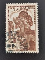 Guinée 1938 - inheemse vrouwen, Ophalen of Verzenden, Overige landen, Gestempeld