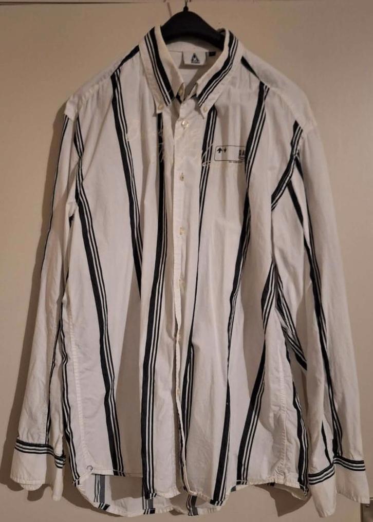 Prachtig shirt van Gaastra. Maat XL, Kleding | Heren, Overhemden, Zo goed als nieuw, Halswijdte 43/44 (XL), Wit, Verzenden