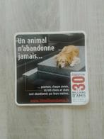 Sticker Un animal n'abadonne jamais, Ophalen of Verzenden