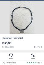 Hematiet halsketting, Handtassen en Accessoires, Ophalen of Verzenden, Zo goed als nieuw