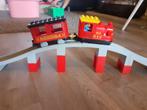 Duplo trein met brug, station en rails, Enlèvement, Comme neuf