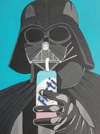 Modern schilderij "Darth Vader met fristi", Antiek en Kunst, Kunst | Schilderijen | Modern, Ophalen