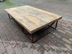 Flamant salontafel massief eik - metaal, Huis en Inrichting, Tafels | Salontafels, Ophalen, Flamant, 50 tot 100 cm, Zo goed als nieuw