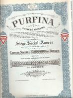 Purfina - 1952, 1950 tot 1970, Ophalen of Verzenden, Aandeel