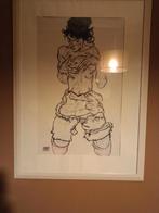 Reproductie Egon Schiele, Ophalen