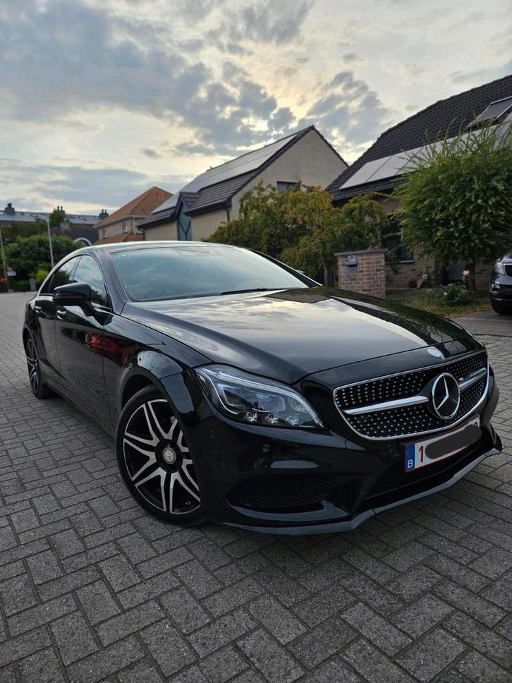 Mercedes-Benz Cls 220 2017 Amg Night Pakket, Auto's, Mercedes-Benz, Particulier, CLS, 360° camera, ABS, Achteruitrijcamera, Adaptieve lichten